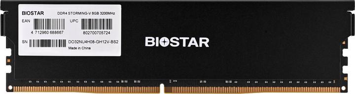 Actual product image Biostar DDR4 Storming V Speichermodul 8 GB 1 x 8 GB 3200 MHz (DX32NU4H08) (1 x 8GB, 3200 MHz, DDR4-RAM)