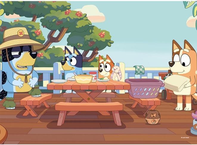 Actual product image Lisciani Bluey Puzzle Df Maxi Floor 4 X 48 (48 pieces)