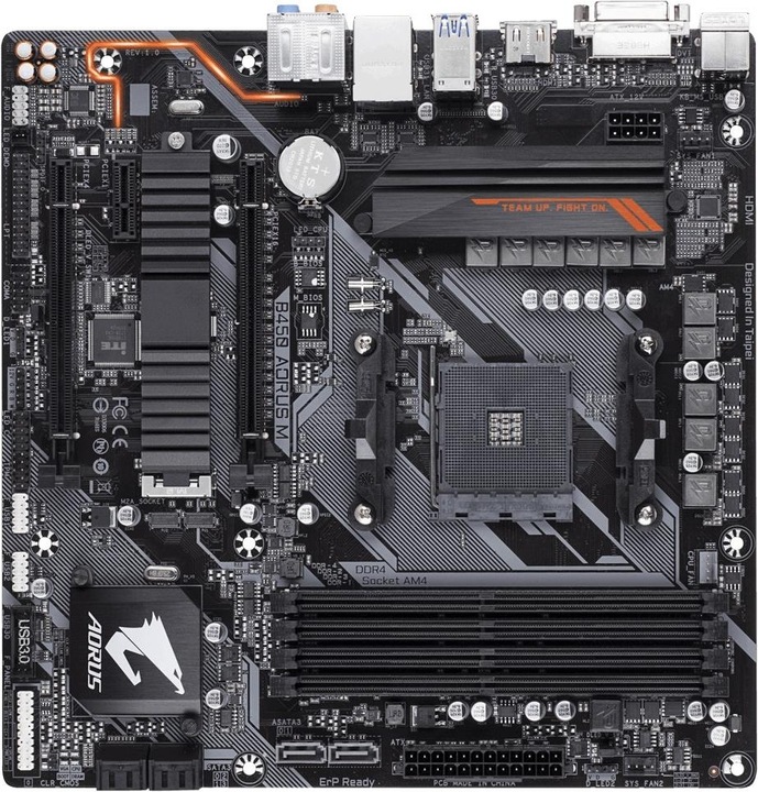 Produktbild Gigabyte B450 Aorus M (AM4, AMD B450, mATX)