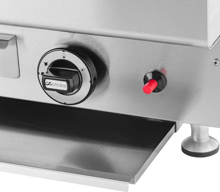 Produktbild Royal Catering Lavastein-Grill Erdgas 2 x 7200 W 50 x 47 cm 4,5 kg Lavastein 0 - 460 °C (7.20 kW)