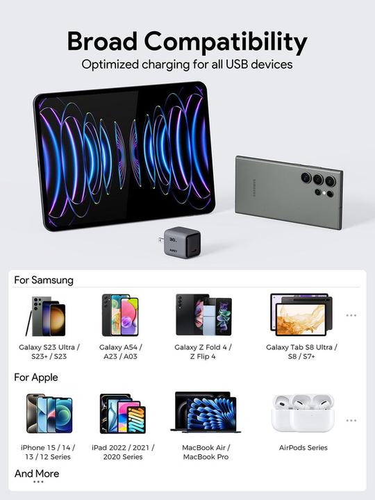 Image du produit Aukey PA-C1 (30 W, 1 portion)