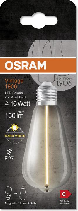 Immagine prodotto Ledvance Lampada a LED (E27, 2.20 W, 150 lm, 4 x, G)
