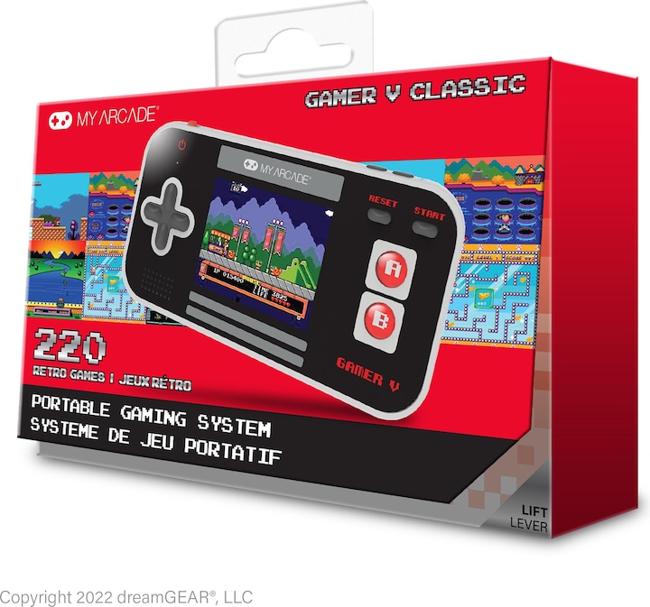 Actual product image MyArcade MY ARCADE, GAMER V CLASSIC (220 GAMES IN 1), BLACK/GRAY/RED