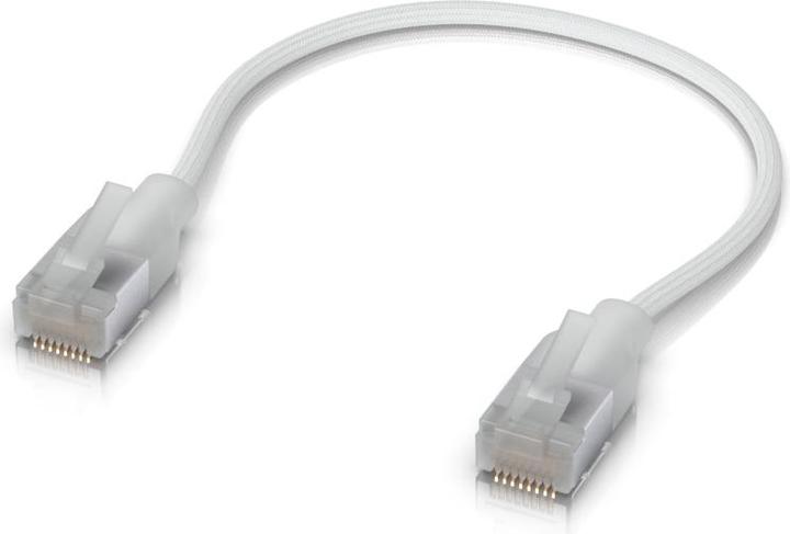 Image du produit Ubiquiti Cable UACC-Cable-Patch-EL-C6A-0.15M-W (S/FTP, CAT6a, 0.15 m)