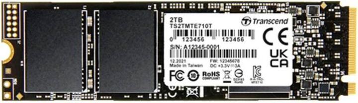 Productafbeelding Transcend 256 GB M.2 2280 PCIe Gen4x4 M-Key 3D TLC (256 GB, M.2 2280)