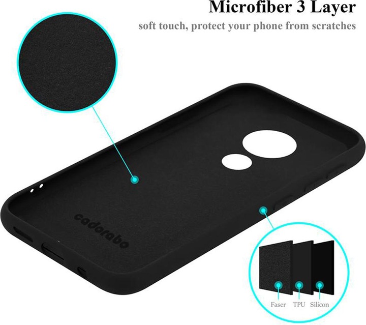 Produktbild Cadorabo TPU Liquid Silicone Case Cover (Motorola Moto G7 Power)