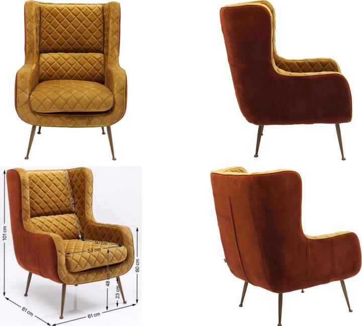 Actual product image Kare Design Arm Chair Nonna