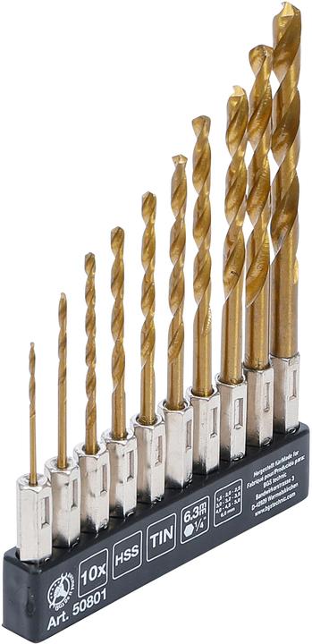 Actual product image BGS HSS drill bit set (1.5 mm - 6 mm)