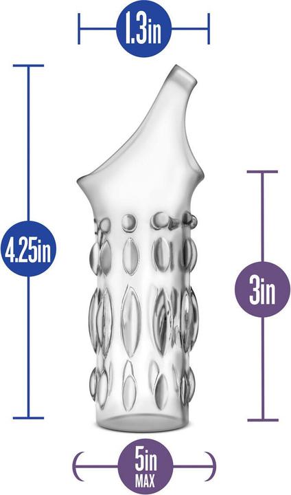 Actual product image Blush Performance Penis Sleeve Clear One Size