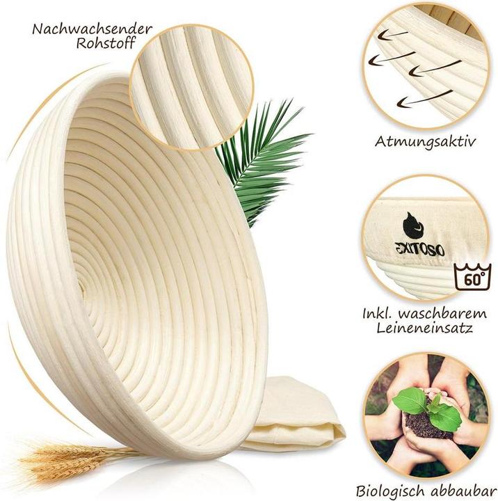 Produktbild Exitoso Gärkörbchen zum Brotbacken