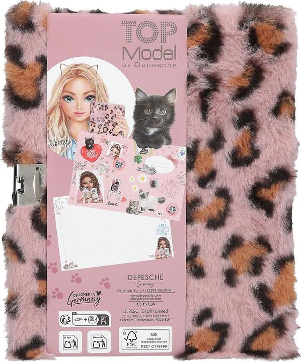 Image du produit Top Model TOPModel - COSY CAT Diary With Lock Pink ( 0413357 ) (À rayures)