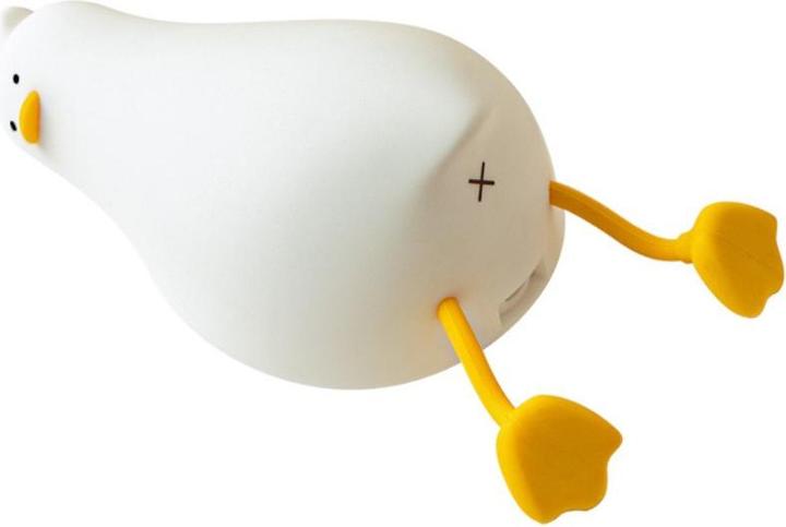Esmée USB Silikon Enten-Nachtlicht LED, Touch, Weiss