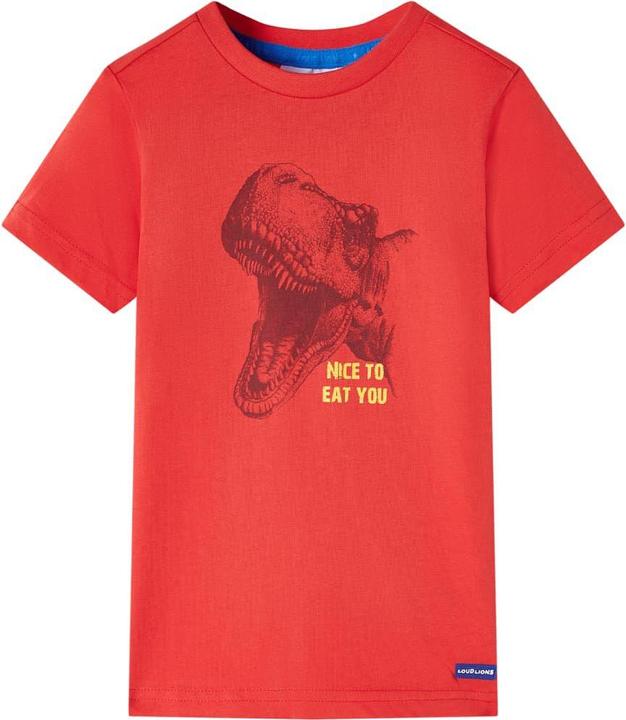 Immagine prodotto VidaXL Maglietta da bambino rosso 116,Materiale: 100 % cotone,Colore (116)