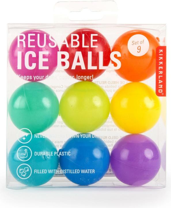 Kikkerland Reusable Ice Balls (Wiederverwendbare Eiswürfel)