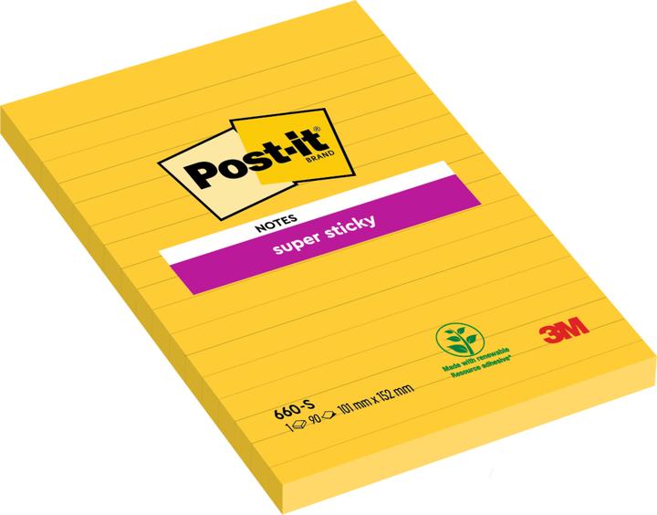 Produktbild Post-it Super Sticky Grossformat (102 x 152 mm)