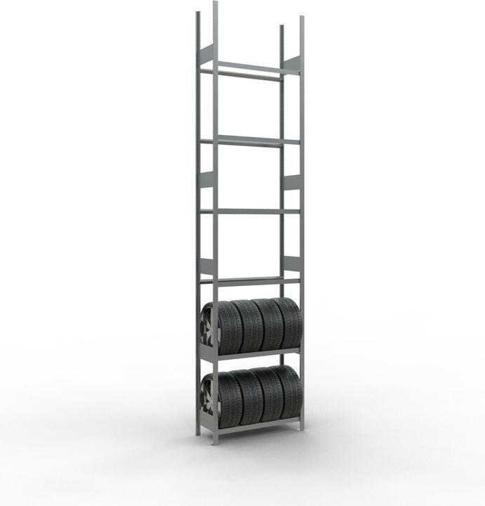 Actual product image Schulte Lagertechnik Wheels basic rack MULTIplus150