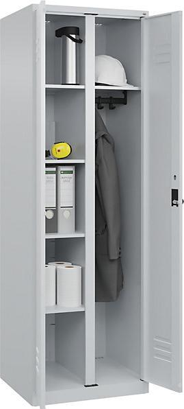 Produktbild C+P CP Spind Classic Plus lichtgrau 080600-20 S10008, 1 Schliessfach 60,0 x 50,0 x 185,0 cm (60 cm, 185 cm)