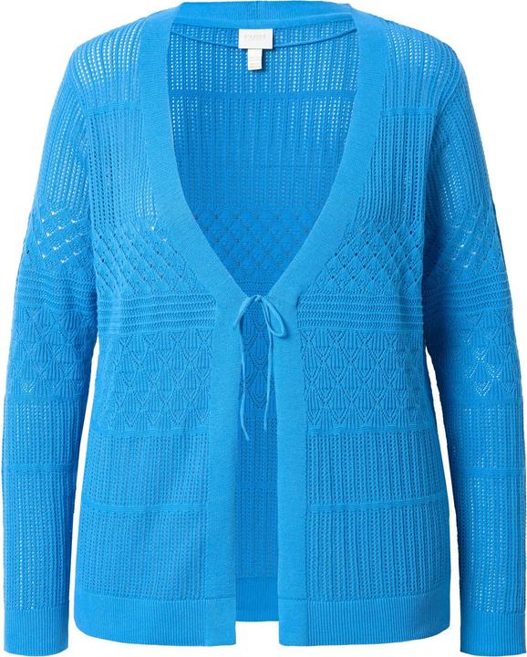 Produktbild Ulla Popken Strickjacke, Ajour, V-Ausschnitt, Langarm (58)