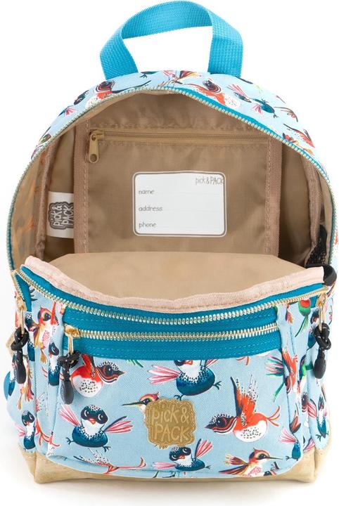 Immagine prodotto Pick & Pack Zaino Birds (22 x 31 x 11 cm) - Blu polvere
