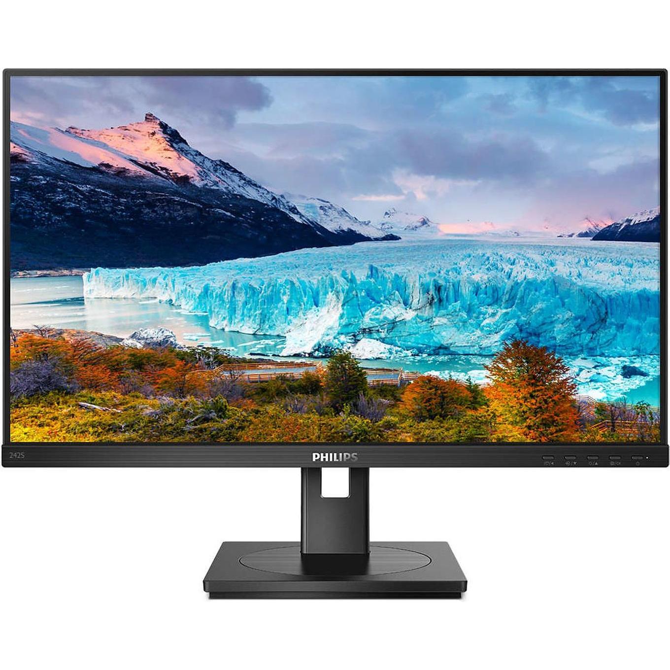 Philips 242S1AE/00 (1920 x 1080 Pixel, 23.80"), Monitor, Schwarz
