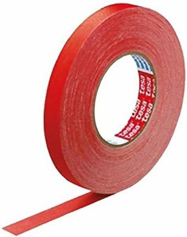 Image du produit tesa 04651-00525-00 Bande tissée Premium 50mx25mm en rouge, 50 m x 25 mm (25 mm)