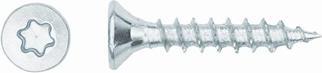 Actual product image Forte tools CHIPBOARD SCR T15 3.5X20 WHITE ZN(200) (200 Screws per piece)