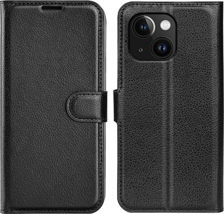 Actual product image Cover-Discount iPhone 15 Plus - Leather Case Cover black (Apple iPhone 15 Plus)