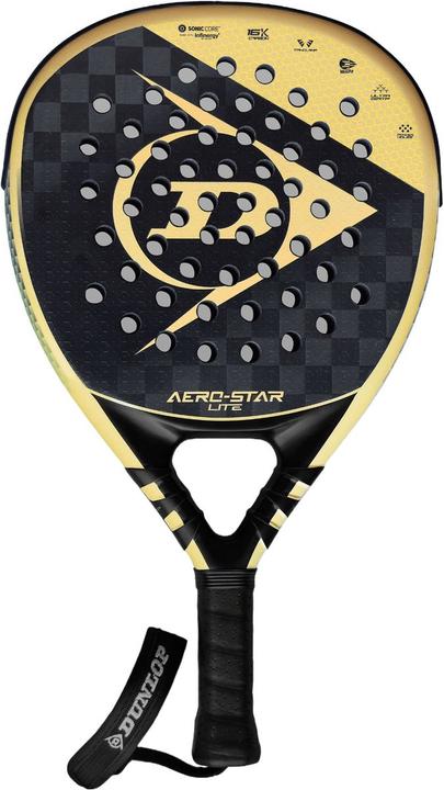 Dunlop Padel tennis racket AERO-STAR LITE 355g professional 16K-Carbon Diamond Soft