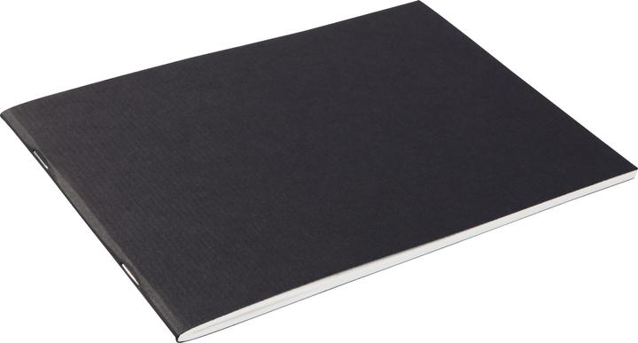 Kunst&Papier Libro da disegno nero, 36 pagine A5 orizzontale, 120gm2