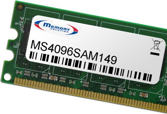 Produktbild Memorysolution Memory Solution MS4096SAM149 4GB Speichermodul (1 x 4GB)