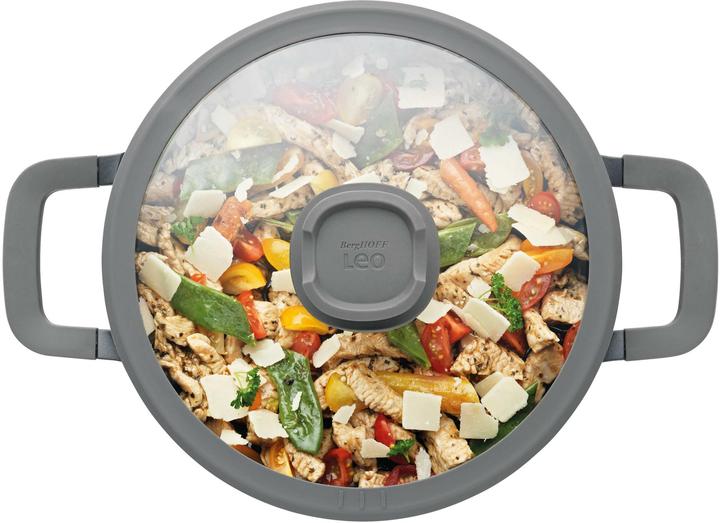 Produktbild BergHoff Kochtopf Leo Stone+ 24 cm, Material: Aluminiumguss, Topfart (Kochtopf, Aluminiumguss, 24 x 15.70 cm)