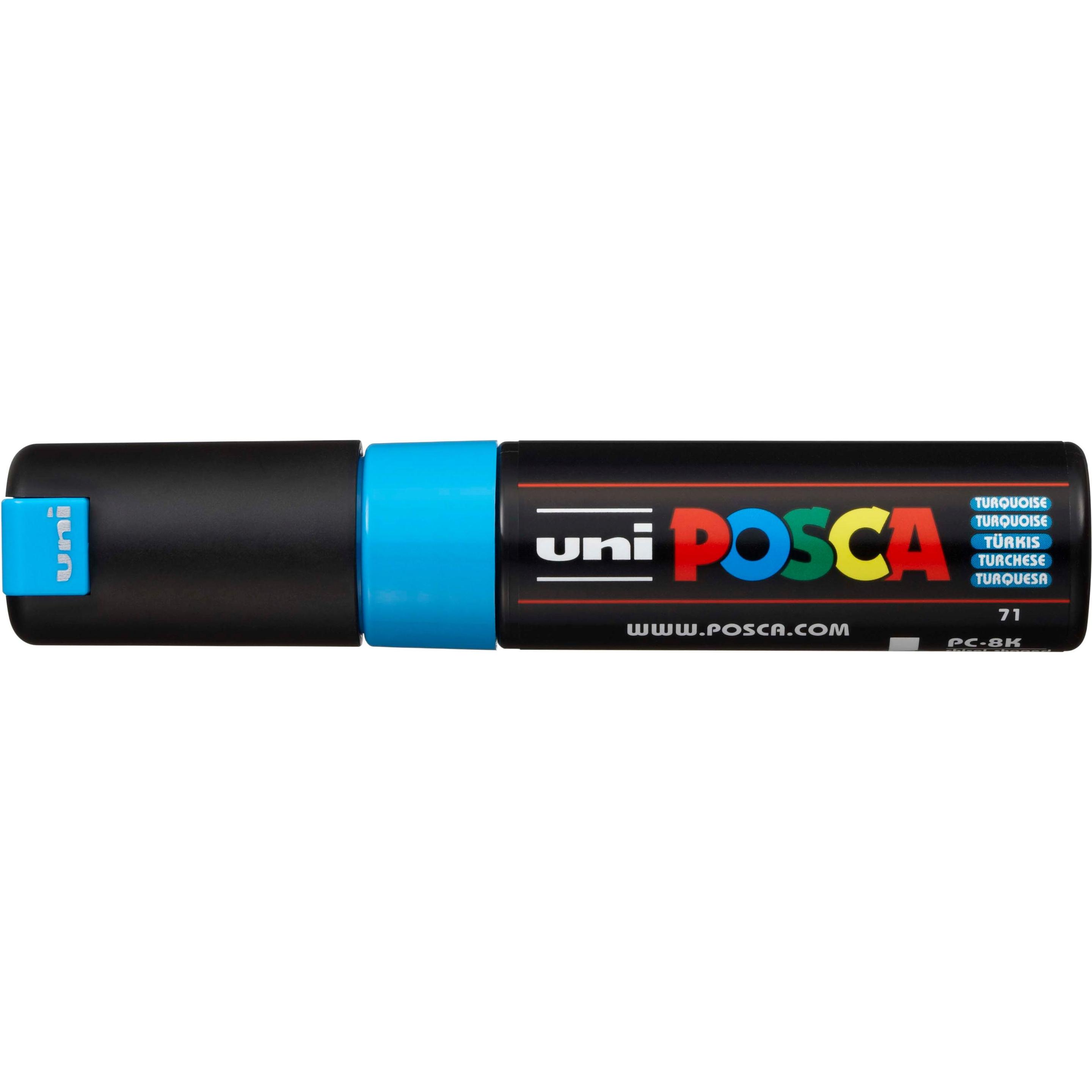 Posca, Marker, Marker PC-8K Keilspitze (Türkis, 8 mm, 1 x)