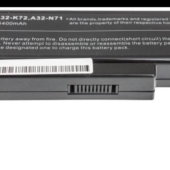 Image du produit GreenCell AS06 - Batterie - ASUS - N71 K72 K72J K72F K73SV N71 N73 N73S N73SV X73S (6 cabines, 4400 mAh)