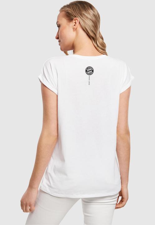 Produktbild FC Bayern München Ladies Logo Vertical Extended Shoulder Tee - 115565 (4XL)