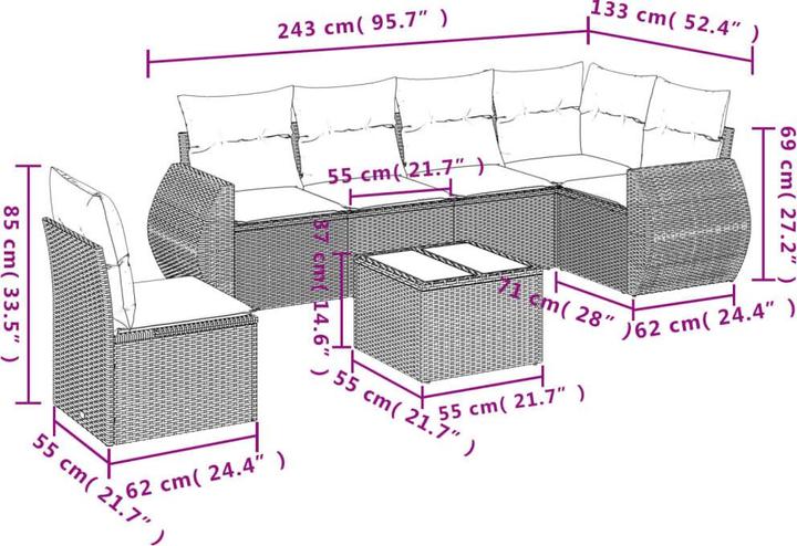 Produktbild vidaXL Damir
