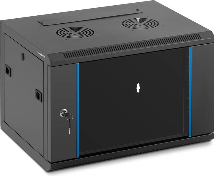 Actual product image Fromm & Starck Server Rack - 19 inches - 6 U - lockable - up to 60 kg - Black (10.86 RU, 19 inch rack)