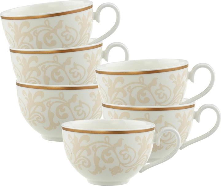 Villeroy & Boch Multipack Ivoire Frühstücksobertasse - 6 Stück (310 ml, 6x)
