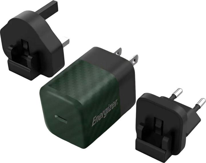 Energizer Power-Delivery Ladegerät – 20 W – EU/UK/US, grün (20 W)