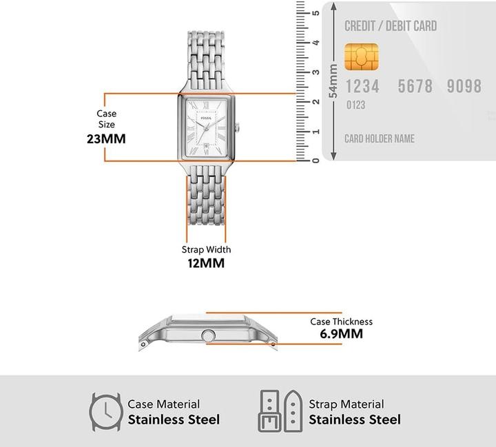 Image du produit Fossil Raquel (Montre analogique, 23 mm)