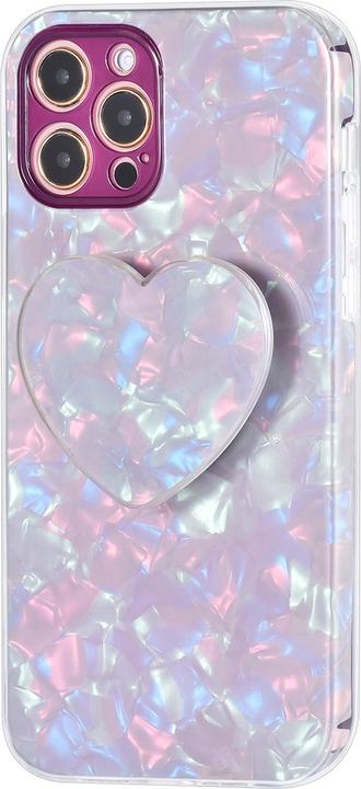 Image du produit UNIQ Accessory Handyhülle Apple iPhone 12/12 Pro TPU Herz Fingergriff Lila No.7.20 (Apple iPhone 12, Apple iPhone 12 Pro)