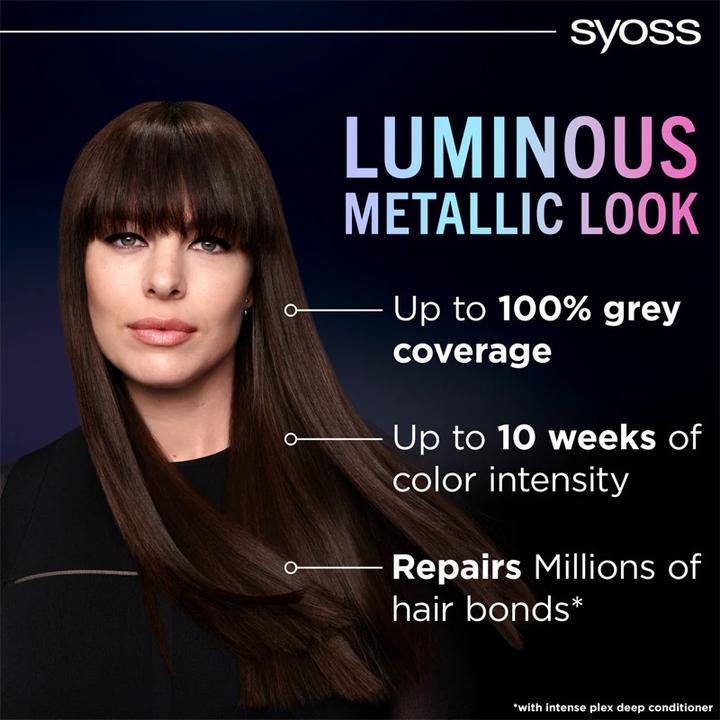 Actual product image Syoss Permanent Colour Hair Dye 3-89 Bronze Coffee (3-89 Bronze Coffee)