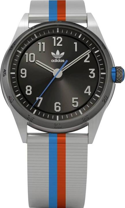 Produktbild adidas Quarz Armbanduhr AOSY22525 Grau Gehäusematerial=Edelstahl Material (Armb (Analoguhr, 42 mm)