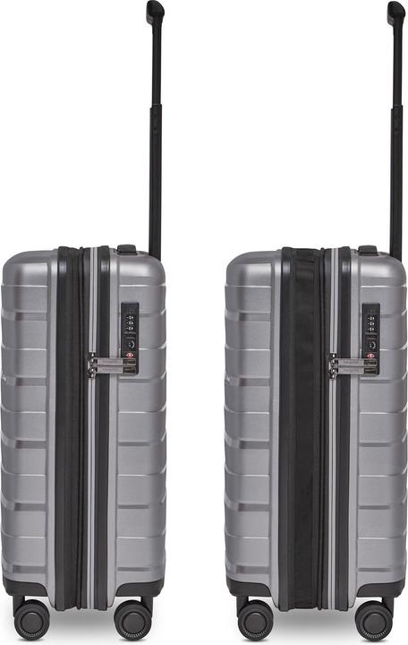 Produktbild Bergpfeil Travel 4-Rollen Kabinentrolley S 55 cm mit Dehnfalte (44 l)