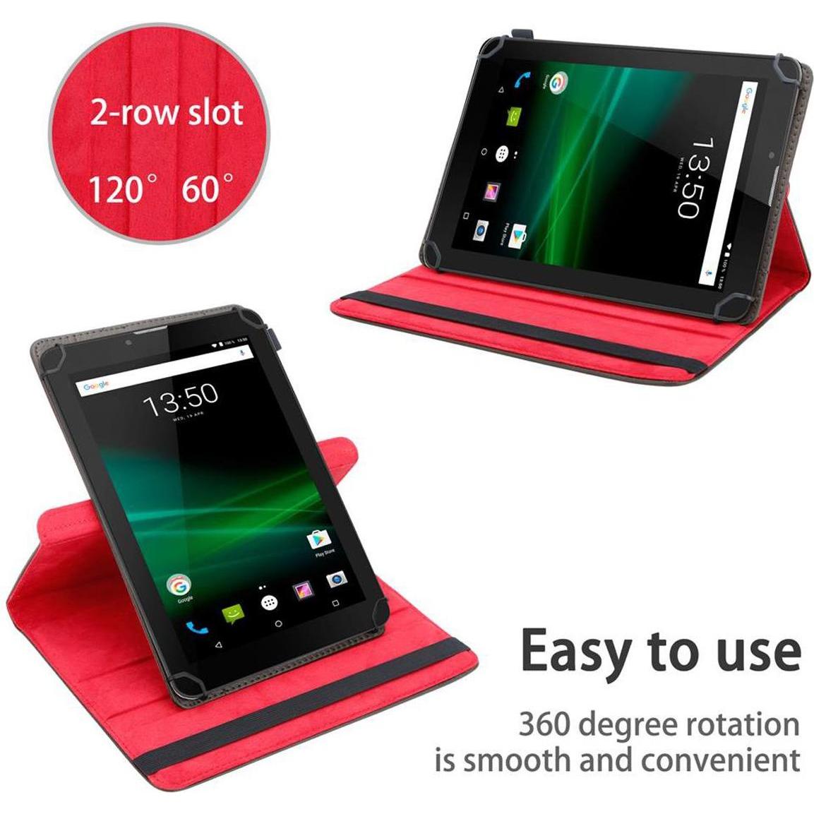 Thumbnail - Cadorabo Tablet Hülle Universal 360 für Trekstor Surftab Breeze (7.0 Zoll) (Trekstor Surftab Breeze 7.0), Tablet Hülle, ...