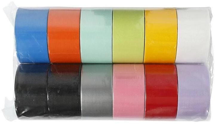 Actual product image Creativ Company Fabric Tape Duct Tape 48 mm x 5 m, Multicolor (48 mm)