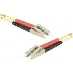 Exertis Connect LWL Patchkabel Eco, 50/125 µm, OM2-Faser, LC Duplex Stecker/Stecker, orange, 3.0 m UPC UPC-Schliff (CAT6...