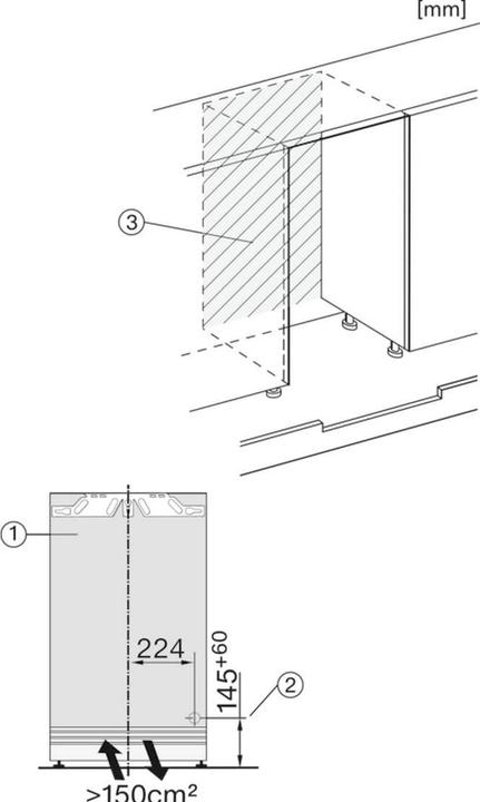 Produktbild Miele KU 7015 D (127 l)