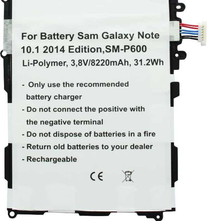 Immagine prodotto Samsung Galaxy Note 10.1 2014 Edizione SM-P600 Batteria T8220E