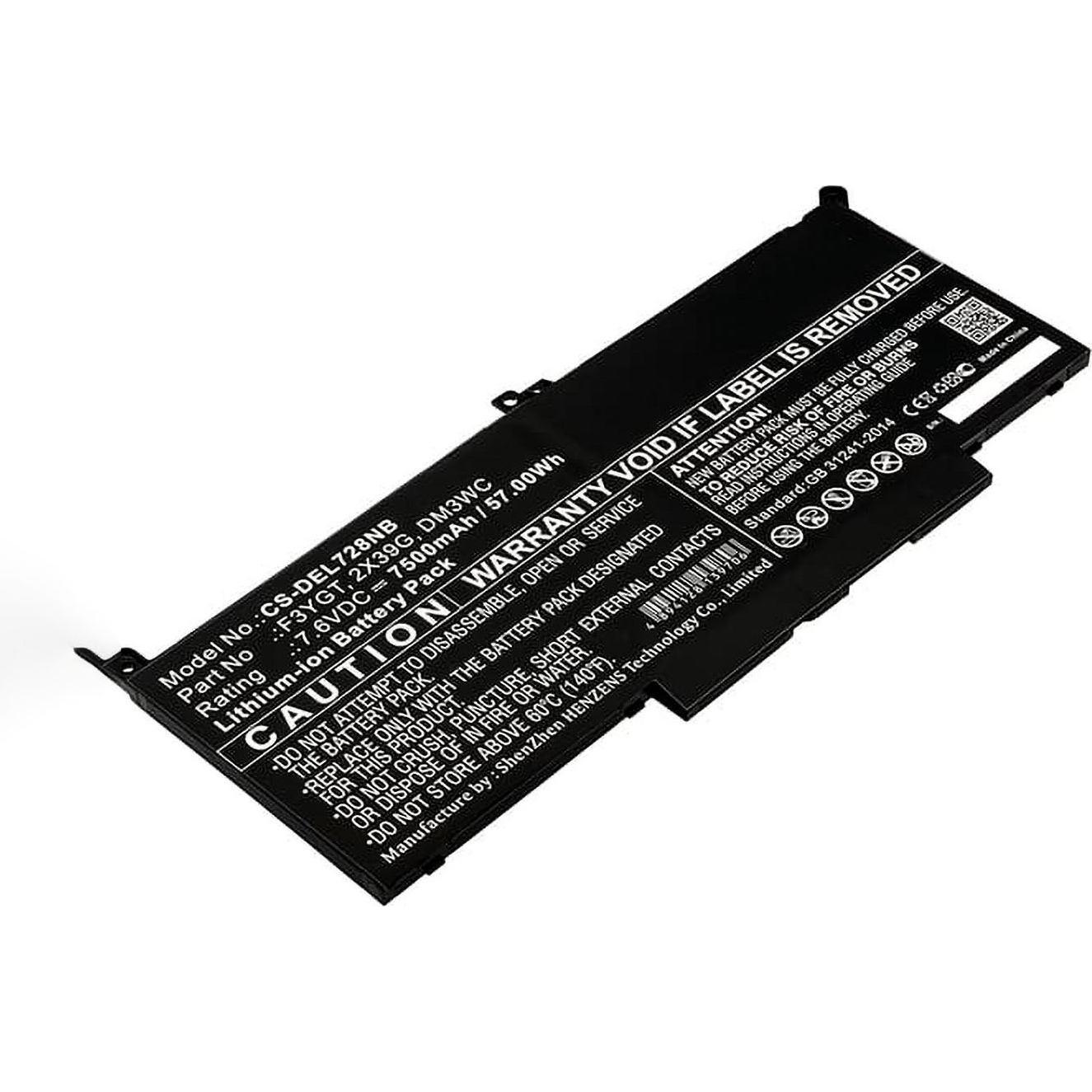 AGI Akku kompatibel mit Dell N002L7380-D2606FCN - Akku - 7.500 mAh (7500 mAh), Notebook Akku, Schwarz