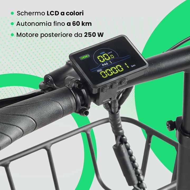 Actual product image Youin Elektrisches Fahrrad Bk1716 Luxor Ii Koralle 250 W